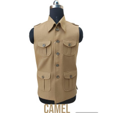 Nehru Jackets For Men Camel