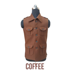 Nehru Jackets For Men Coffee